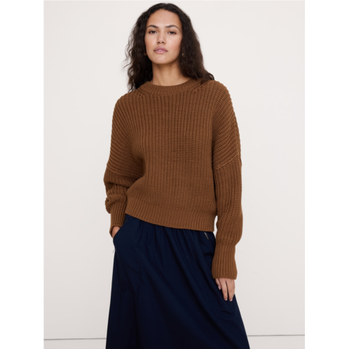 Bananarepublic Cotton Crew-Neck Sweater