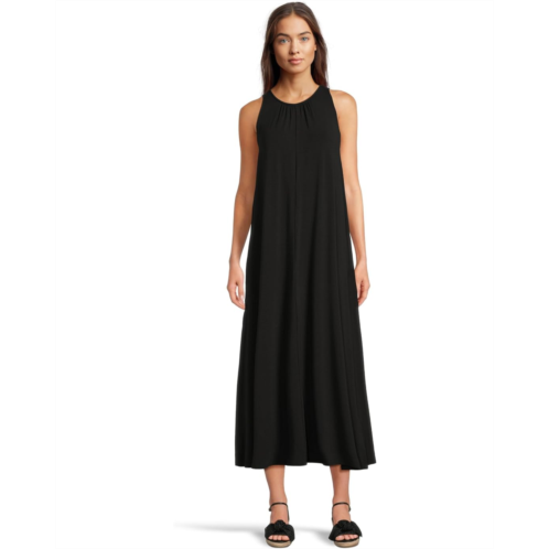 Eileen Fisher Fine Stretch Jersey Knit Maxi Dress