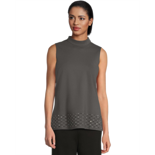 Womens Vince Camuto Mock Neck Sleeveless Tunic