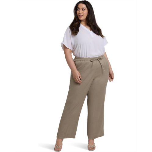 NYDJ Plus Relaxed Drawstring Pull-On Pants