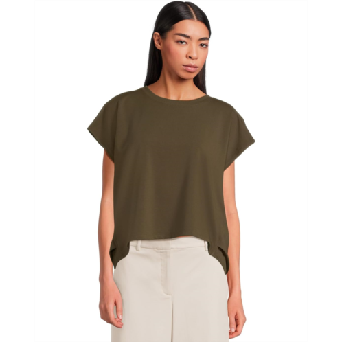 Womens Eileen Fisher Crew Neck Box Top