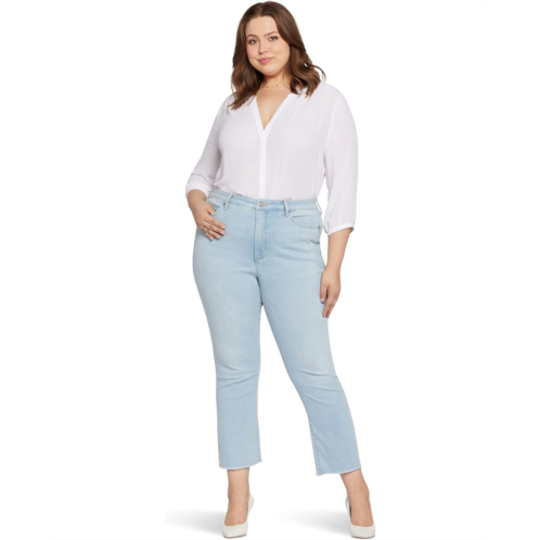 NYDJ Plus Size High-Rise Slim Bootcut Ankle w/ Fray in Brightside