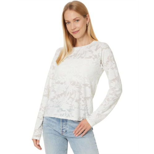 Womens Splendid Cecelia Floral Long Sleeve Tee