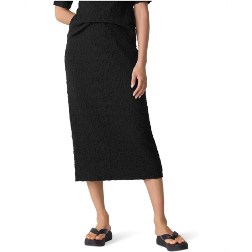 Eileen Fisher Bubble Jacquard Straight Skirt