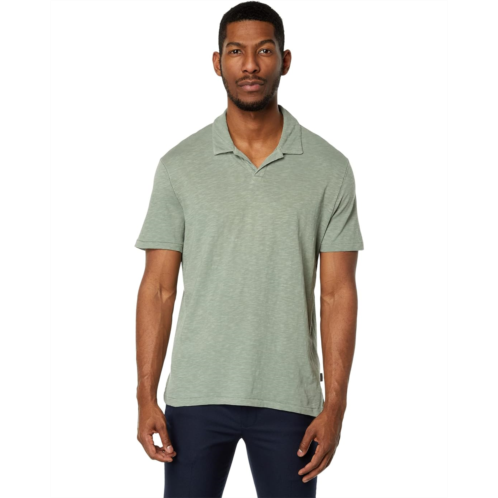 John Varvatos Zion Short Sleeve Vintage Wash Cotton Slub Polo K5675Z1