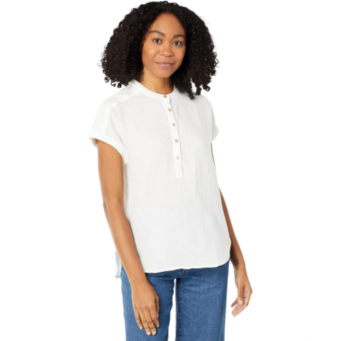Womens Faherty Dream Cotton Desmond Top