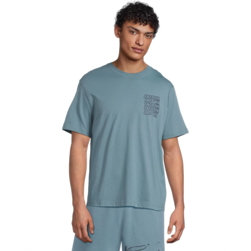Mens Lacoste Classic Fit Distorted Graphic T-shirt
