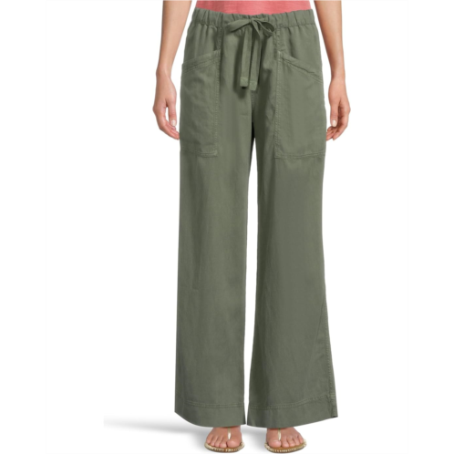 Womens Faherty Topanga Drape Pants