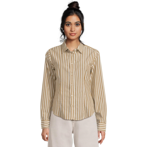 Womens Lilla P Slim Fit Button-Down