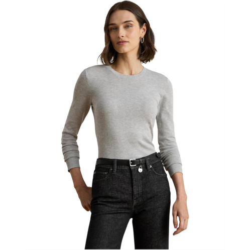 POLO RALPH LAUREN Womens Lauren Ralph Lauren Cotton-Blend Sweater