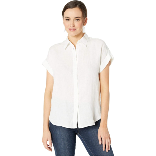 POLO RALPH LAUREN Womens Lauren Ralph Lauren Linen Dolman-Sleeve Shirt