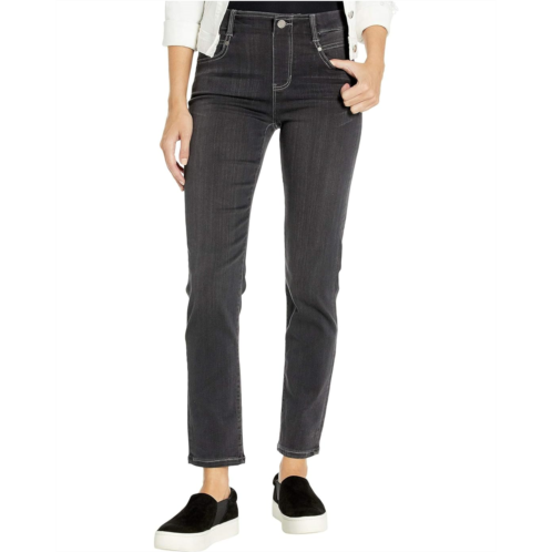 Liverpool Los Angeles Gia Glider/Revolutionary Pull-On Slim Jeans in Meteorite