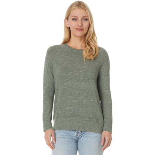 L.L.Bean Womens LLBean Organic Cotton Slub Crew Neck Sweatshirt Sweater
