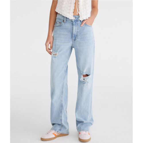Aeropostale curvy high-rise baggy jean