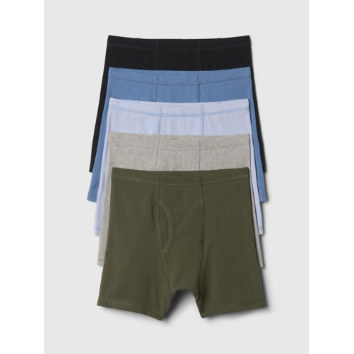 Gap Kids Solid Boxer Briefs (5-Pack)