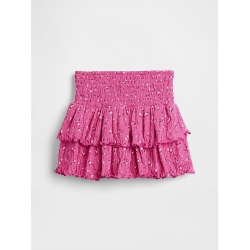 Gap Kids Crinkle Knit Tiered Skort