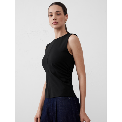 bananarepublic Shirred-Waist Ponte Top