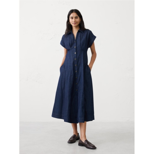 bananarepublic Twill Midi Shirtdress