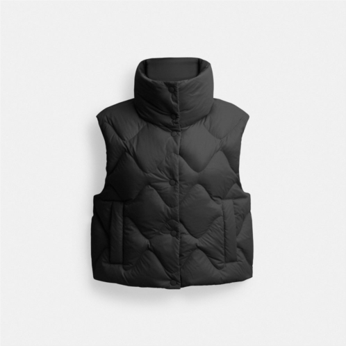 COACH Quilted Vest In Recycled Polyamide