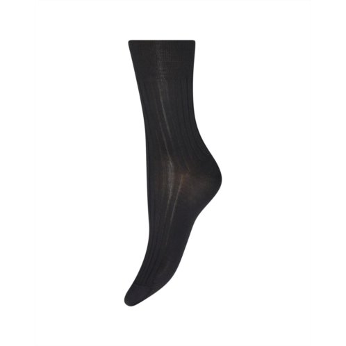 Unisex Wolford Luxury Cotton Rib Socks