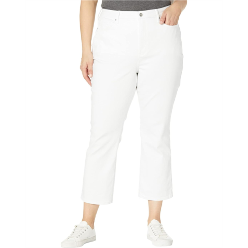 NYDJ Plus Size Slim Boot Ankle Jeans in Optic White