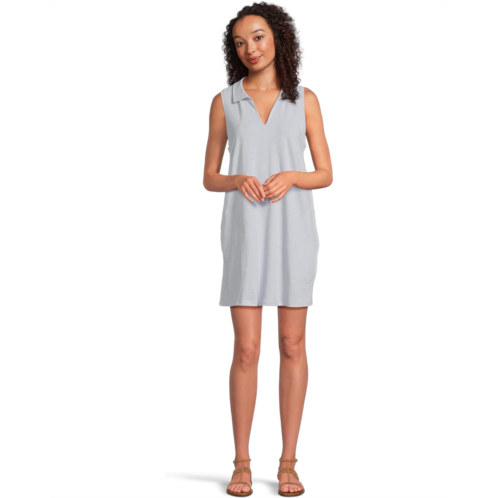 Womens Lilla P Sleeveless Collared Dress