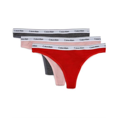 Womens Calvin Klein Underwear Modern Logo Thong 3-Pack