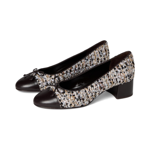 Womens Tory Burch Cap-Toe Pumps 45mm
