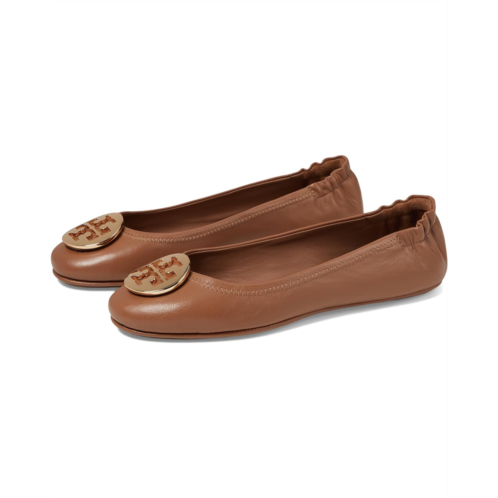 Womens Tory Burch Minnie Travel Ballet w/ Metal Logo