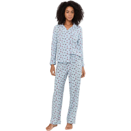 Womens Vineyard Vines Pima Cotton Long Sleeve Sleep Set