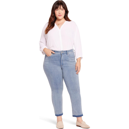 NYDJ Plus Size High-Rise Marilyn Ankle Release Hem in Crystalline
