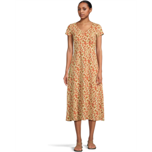 Toad&Co Rose Midi Short Sleeve Dress