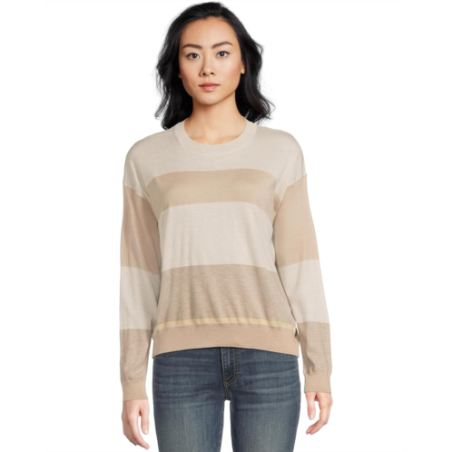 Womens Splendid Georgie Strp Sweater