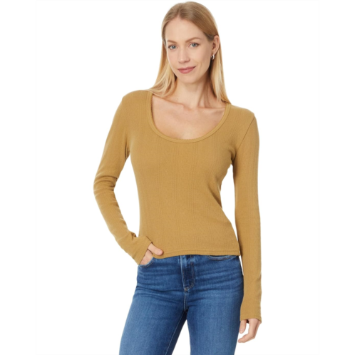 Faherty Pacific Pointelle Scoop Neck