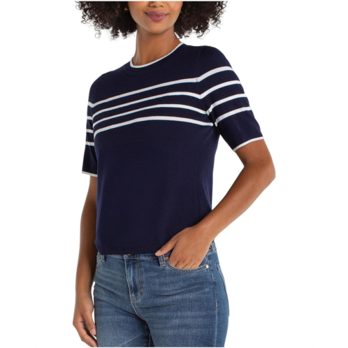 Womens Liverpool Los Angeles Short Sleeve Crew Neck Sweater