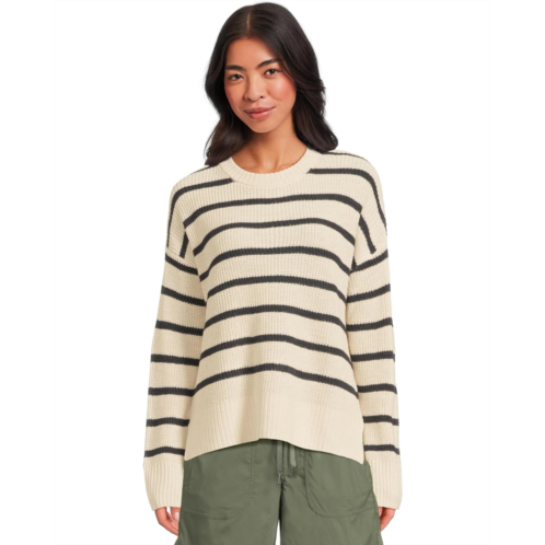 Womens Faherty Miramar Linen Crew