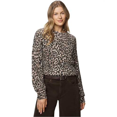 Womens Splendid Delaney Leopard Sweater