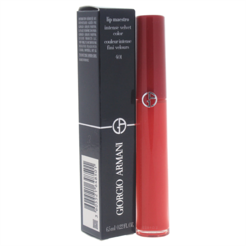 Giorgio Armani lip maestro intense velvet color - 401 the tibetan orange by for women - 0.22 oz lipstick
