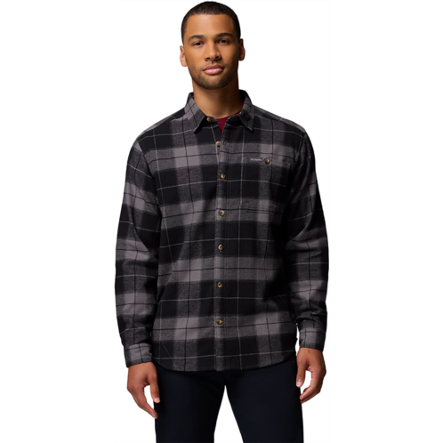 Columbia Sportswear Mens Pitchstone II Heavyweight Flannel Top Grey / Black