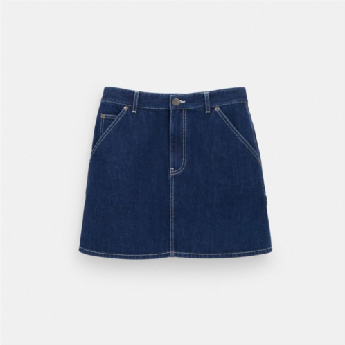 COACH Denim Utility Skirt