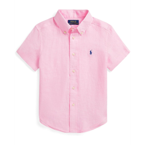 Polo Ralph Lauren Kids Linen Short Sleeve Shirt (Toddler/Little Kid)
