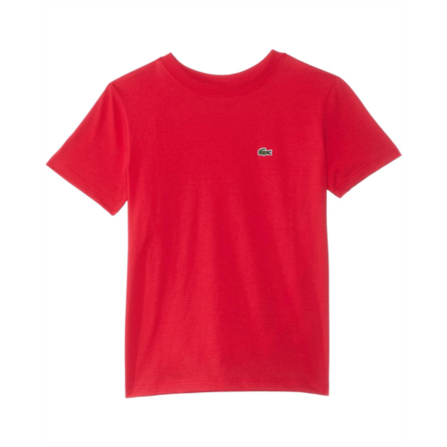 Lacoste Kids Plain Cotton Jersey T-shirt (Big Kid)