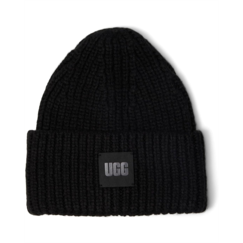 UGG Chunky Rib Beanie with UGG Logo