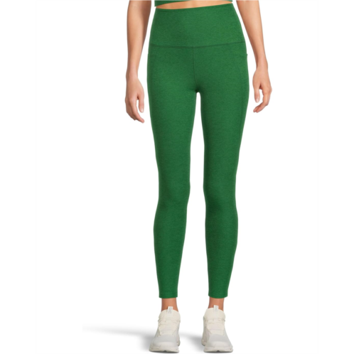 Womens Beyond Yoga Spacedye Out Of Pocket High Waisted Midi Leggings