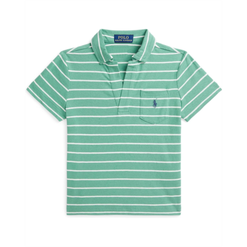 Polo Ralph Lauren Kids Striped Cotton-linen Polo Shirt (Toddler/Little Kid)