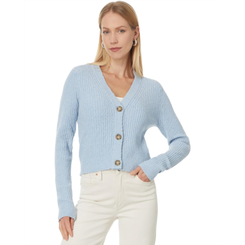Womens Madewell Deehan Cotton Boucle Cardigan