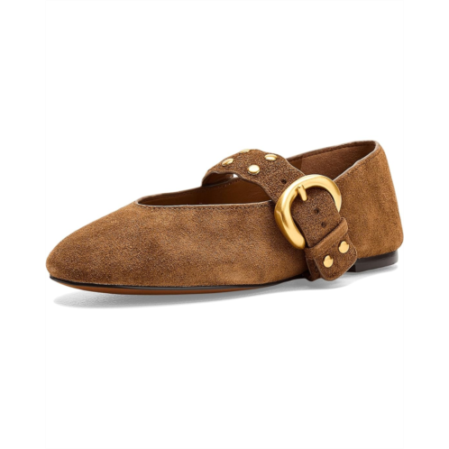 Womens Madewell Remy Mary Jane - Scallop Edge Suede
