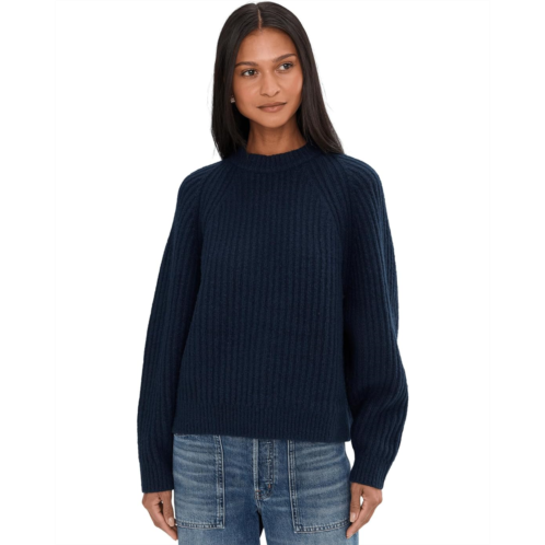 Womens Madewell Marl Cozy Cotton Stevie Crew Sweater