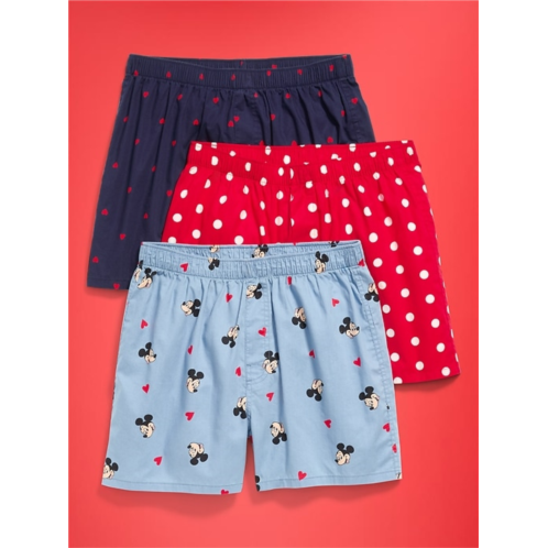 Old Navy x Disney 3-Pack Soft-Washed Boxer Shorts for Men