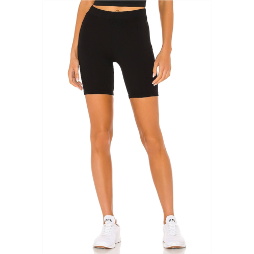 MONROW womens biker shorts in black
